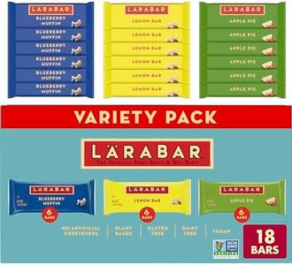 Larabar Variety Pack, Blueberry Muffin, Lemon Bar, Apple Pie, Fruit & Nut Bars, 18 ct