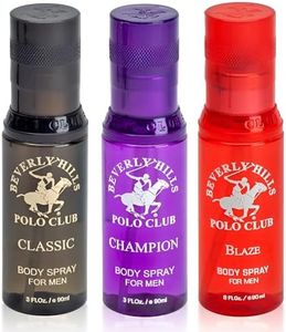 Beverly Hills Polo Club 3 Piece Body Spray Collection: Champion, Classic, Blaze (9 fl Oz, Different Fragrances)