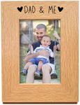 Second Ave Oak 6x4 Portrait Picture Photo Frame Dad & Me Gift Father's Day