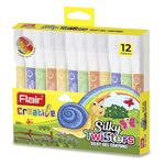 FLAIR SILKY TWISTERS GEL CRAYONS (12 PCS SET)