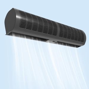 YKLYTBD Commercial Wall Mounted Air Curtain 79 Inch, Fly Fan Door with 2-Speeds & Wind Direction Adjustable, Push Button Operation Switch Wind Speed, Door Fans for Bugs Easy to Install