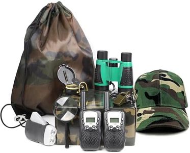 Outdoor Adventure Set for Kids Boys and Girls Camping Exploration Toys and Backyard Safari Hunting Survival Explorer Gear for Kids