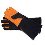 Steven Raichlen SR8038 Extra Long Suede Gloves, Pair