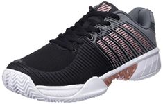K-Swiss Women's Express Light 2 Sports shoe, Black, grey, rose gold, 5.5 UK