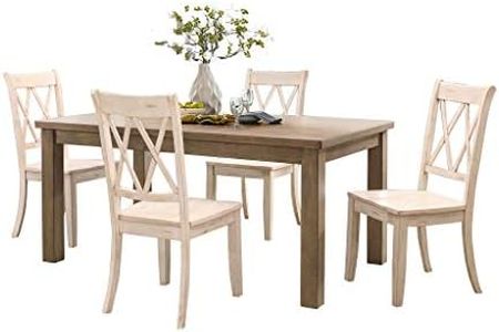 Lexicon 5-Piece Dining Set, White