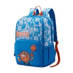 American Tourister Diddle 3.0, 21 L Volume School Backpack with Front Organizer and Spacious Interiors for Girls and Boys - Baller Blue