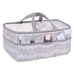 Waverly Congo by Trend Lab Line Diaper Caddy, Storage, Bin, Gray