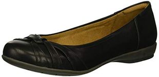 SOUL Naturalizer Women’s Gift Ballet Flats, Black, 11