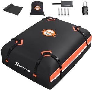 Sailnovo Car Rooftop Cargo Carrier 15 Cubic Feet Waterproof Soft Roof Bag