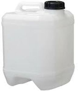Plastic DG Jerry Can 20L Natural Cube with Cap