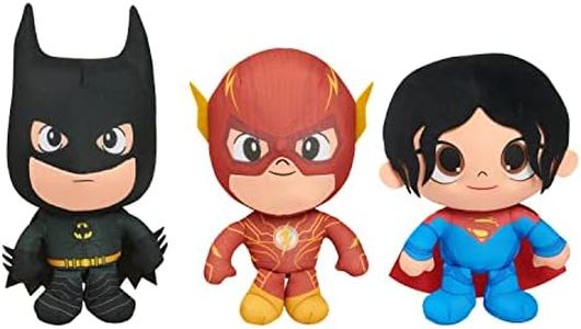 The Flash Small Plush Bundle 3-Pack with the Flash, Batman, and Supergirl 7-Inch Plush Toys, The Flash Movie