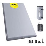 Camping Air Mattress,Elegear 4 inch Self-Inflating Sleeping Mats Twin for Camping Lightweight with Electric Pump Storage Bag,Blow Up Camping Sleeping Pad Compact for Home,Travel,Car, Tent,Hiking,Grey