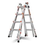 Little Giant Systems LADDER Leveler, 4-7 Steps, Aluminium, Multifunctional with Ratchet Levelers, 150 kg Load Capacity