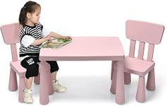 INFANS Kids Table and Chair Set, 3
