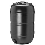 Strata Products Ltd Ward GN325 210L Water Butt including Tap and Lockable Lid - Black