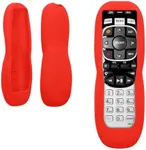 kwmobile Case Compatible with DIRECTV RC73 / RC71 / RC72 Case - Soft Silicone Cover for Remote Control - Red