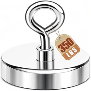 DIYMAG Magnet 2 Inches 350 Lbs Strong Magnets Fishing Nail Removal Tool Pickup Super Heavy Duty Security Large Tags Neodymium Big Remover Powerful Strongest Clothes Magnetic High Power (50mm)