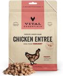 Vital Essentials Freeze Dried Raw Dog Food, Chicken Mini Nibs Entree, 14 oz