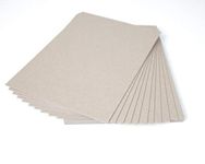 House of Card & Paper Grey Kraft Board 1500micron 945gsm A2 Size 5 Sheets per Pack, HCP477