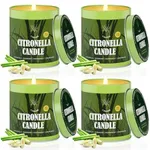 Citronella Candles Outdoor Set, 4 P