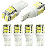 LAMXD T10 501 W5W LED Side Light Bulb 6 Pack, 12V 3528 20SMD 500LM 6500K Bulb for Map Dome Courtesy License Plate Dashboard Marker Light