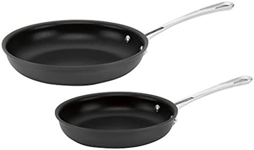 Cuisinart 6422-911 Contour-Stainless-Steel-Cookware, 2-Pack, Skillet Set - 9" & 11" Skillets