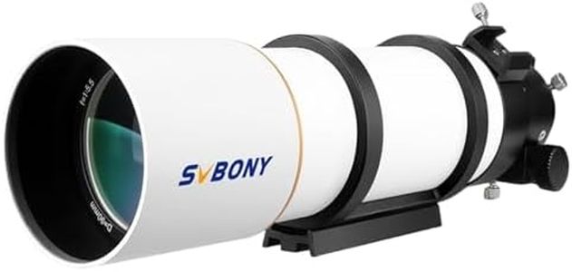 SVBONY SV48P Telescope, 90mm Aperture F5.5 Refractor OTA for Adults Beginners, Telescope for Adults & Beginner Astronomers, Telescopes for Deep Sky Astrophotography and Visual Astronomy