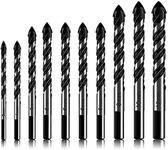 10 Piece Masonry Drill Bits Set for