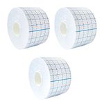 Betinyar 3 Rolls Non-Woven Cover Roll Stretch Tape, Dressing Retention Tape, Non-Woven Adhesive Bandages with Ease Release Backing, Breathable Bandage Tape, 2 Inch x 10.94 Yard Each