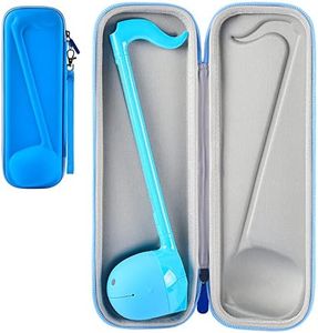 Case Compatible with Otamatone [English Edition] Japanese Electronic Musical Instrument Portable Synthesizer, Instrumental Music Toy Storage Holder for Otamatone Regular Size (Box Only) (Blue)