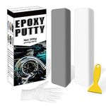 Epoxy Putty, 200g Epoxy Wood Filler, 2 Part Epoxy Metal Putty, Plastic, Glass, Ceramic Sink Crack Repair for Fast Repair And Bonding, Heat Resistant & Watertight(Grey)