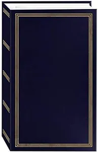 Pioneer Photo Albums STC-504 Navy Blue Photo Album, 504 Pockets 4"x6", 1 Count (Pack of 1)