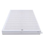 Amazon Basics Smart Box Spring Bed Base, 5-Inch Height Mattress Foundation, Tool-Free Easy Assembly, Twin, 74"L x 38"W x 5"H, White
