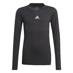 adidas Boys Team Base T-Shirt, Black, Large