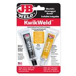 JB Weld KwikWeld 8276UK - Carded (2) 1 oz. Twin Tubes