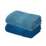 Mush Bamboo Bath Towel | Popcorn Weave 450 GSM Large Towel for Men & Women | 3X Softer & Absorbent Than Cottton