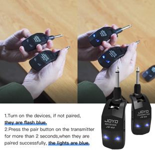 JOYO 2.4GHz Guitar Wireless System – Rechargeable Audio Transmitter