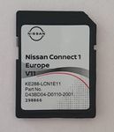 navigation SD Card GPS Europe 2021 V11 - Nissan Connect 1 - Database Q3.2019 - D43BD04-D0110-2001