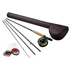 Redington Topo Fly Fishing Outfit (590-4) - 5 Weight, 9' Fly Fishing Rod w/Crosswater Fly Reel