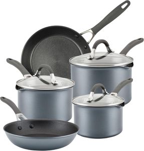 Circulon 5-Piece Induction Pan Set – Grey Non-Stick Cookware