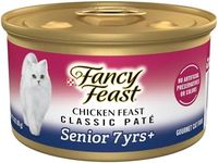 Purina Fancy Feast Wet Senior Cat Food 7 Years Plus Chicken Feast Pate - (Pack of 24) 3 oz. Cans