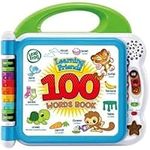 LeapFrog 601503 Learning Friends 100 Words Baby Book Educational and Interactive Bilingual Playbook Toy Toddler and Pre School Boys & Girls 1, 2, 3, 4+ Year Olds, Multi-Colour, One Size