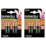 Duracell AAA Pre-Charged Rechargeable Batteries - Pack of 8