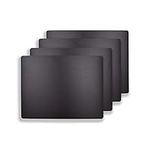 Commercial Grade Black Cutting Board Mat NSF - 15 x 12 Inch, 4 Pack