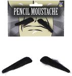 HENBRANDT Single Black Pencil Moust