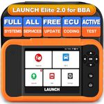 LAUNCH X431 Elite 2.0 BBA OBD2 Scanner, Bi-Directional Scan Tool Fit for BMW, Benz,Maybach, Sprinter, Audi,VW, Skoda, All Reset, ECU Coding, Battery Registration, Auto VIN, Lifetime Free Update