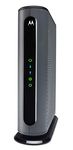 MOTOROLA 24x8 Cable Modem, Model MB7621, DOCSIS 3.0. Approved by Comcast Xfinity, Cox, Charter Spectrum, Time Warner Cable, and More. Downloads 1,000 Mbps Maximum (No WiFi)