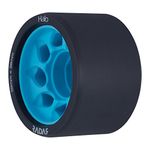 Radar Radar Wheels - Halo - Roller Skate Wheels - 4 Pack of 38mm x 59mm Wheels | Blue 95A