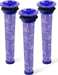 3Pack Replacement Pre Filters for Dyson - Vacuum Filter Compatible Dyson V6 V7 V8 DC59 DC58 Replaces Part 965661 01