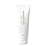 Cos-IQ 10% Glycolic Acid Brightening Face Wash for Glowing Skin | AHA Exfoliating Face Cleanser with Hyaluronic Acid for Hydration | Sulphate-Free & Fragrance-Free | For Men & Women | 100 ml